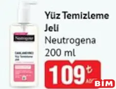 NEUTROGENA YÜZ TEMİZLEME JELİ 200 ML fiyat ve kampanya bilgisi